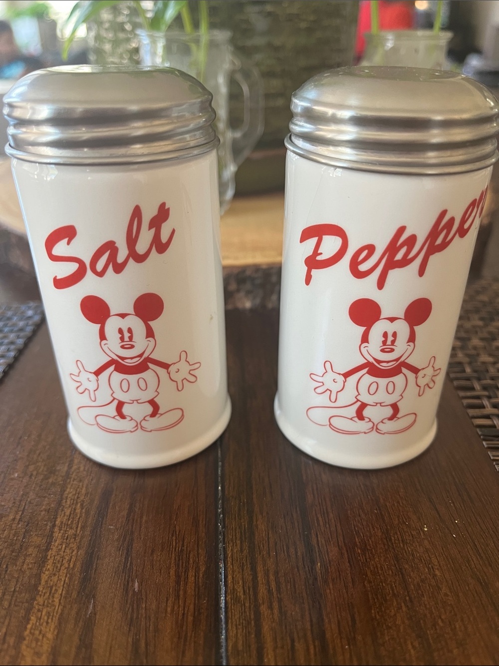 Disney  Vintage salt and Pepper shaker set